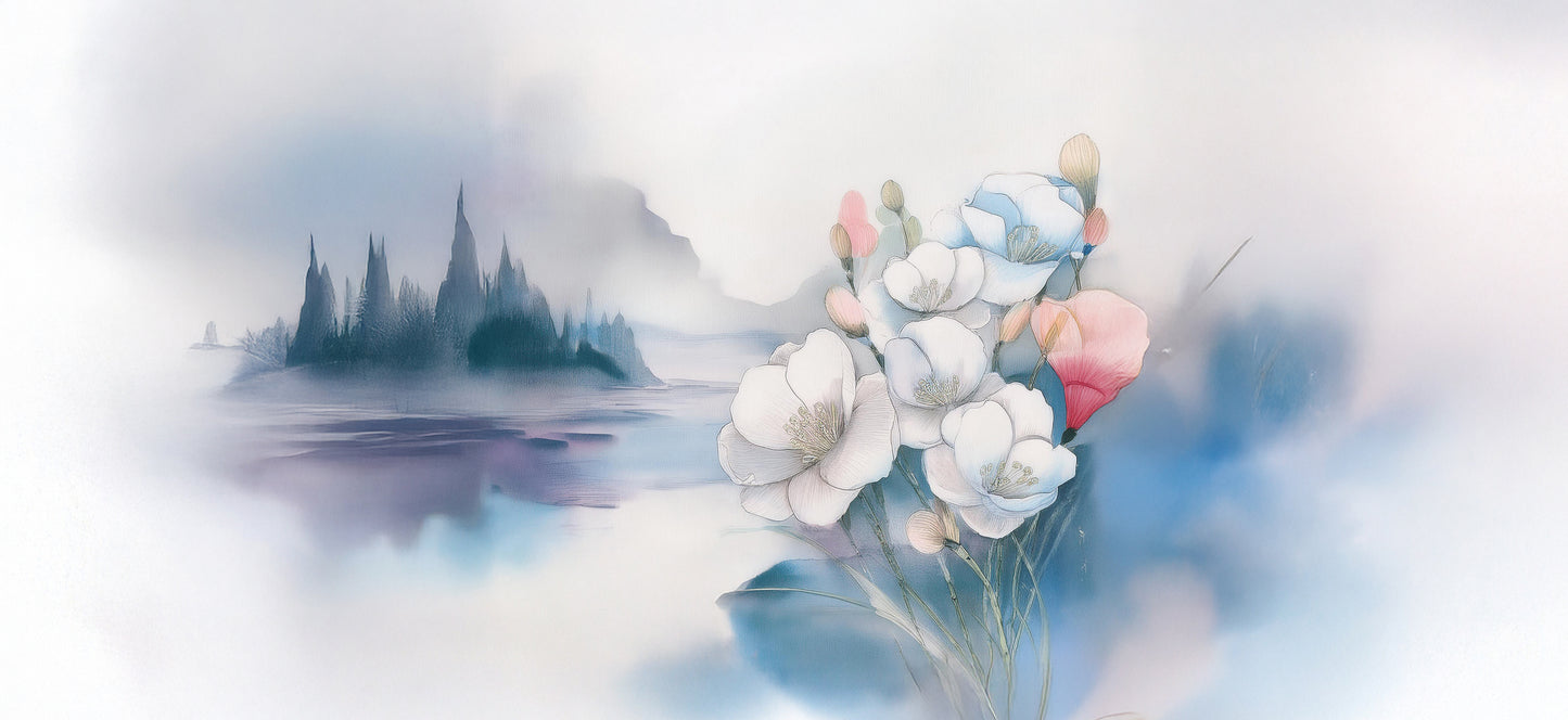 Landscape with Freesia_Digital Download