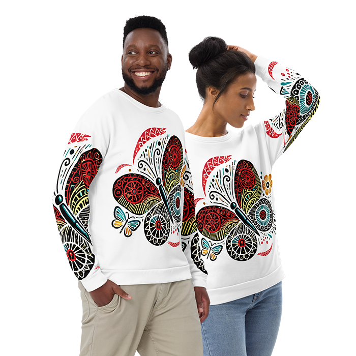 Unisex Sweatshirt_Butterfly