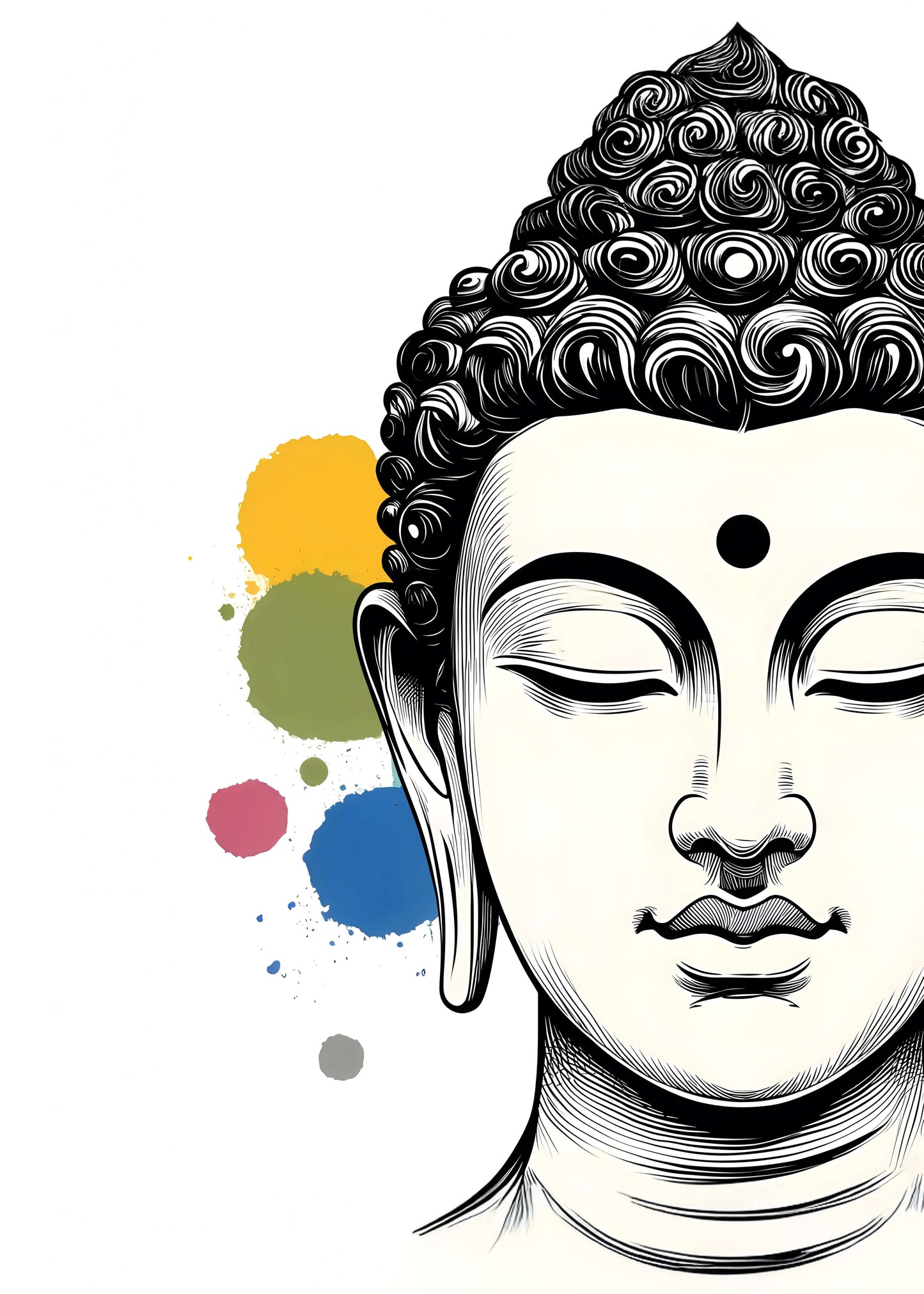 Buddha's contemplation_Digital Download