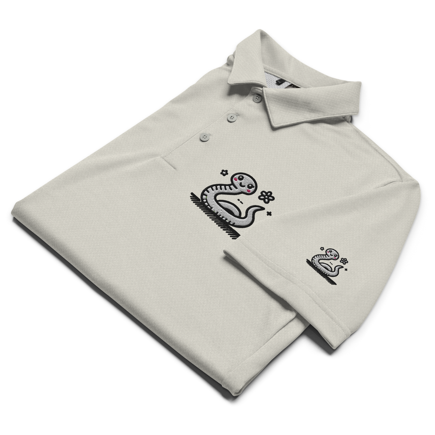 adidas space-dyed polo_Humorous Snake