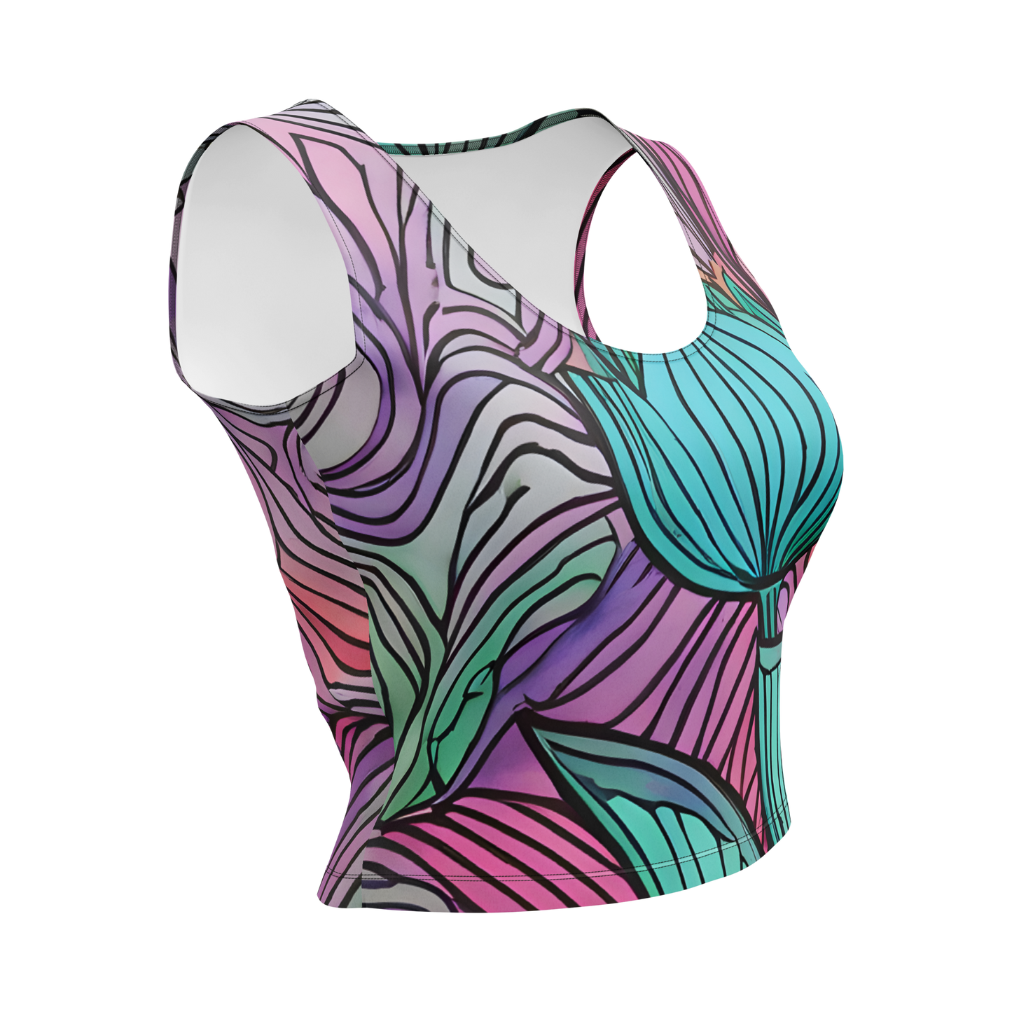 Crop Top_Lotus