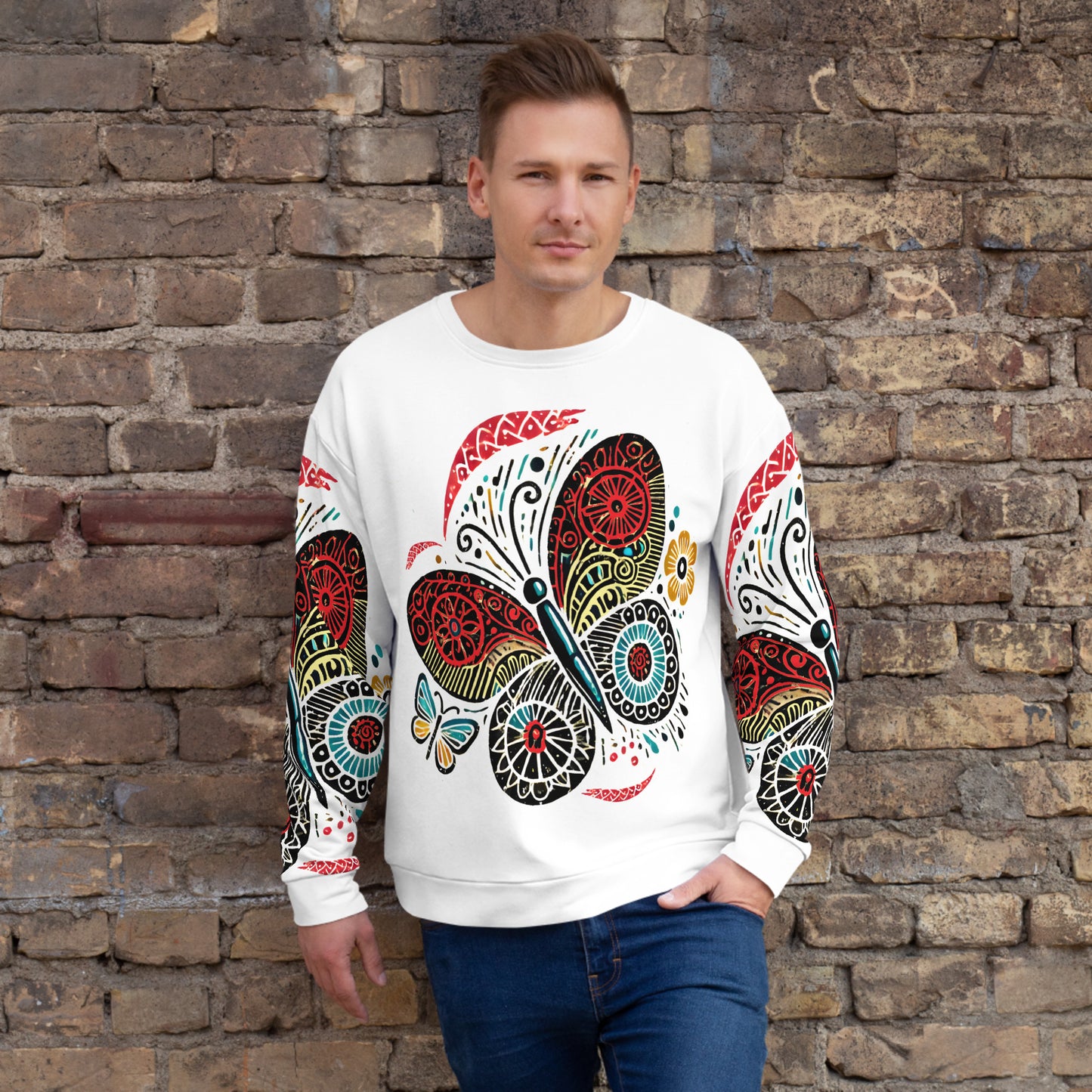 Unisex Sweatshirt_Butterfly