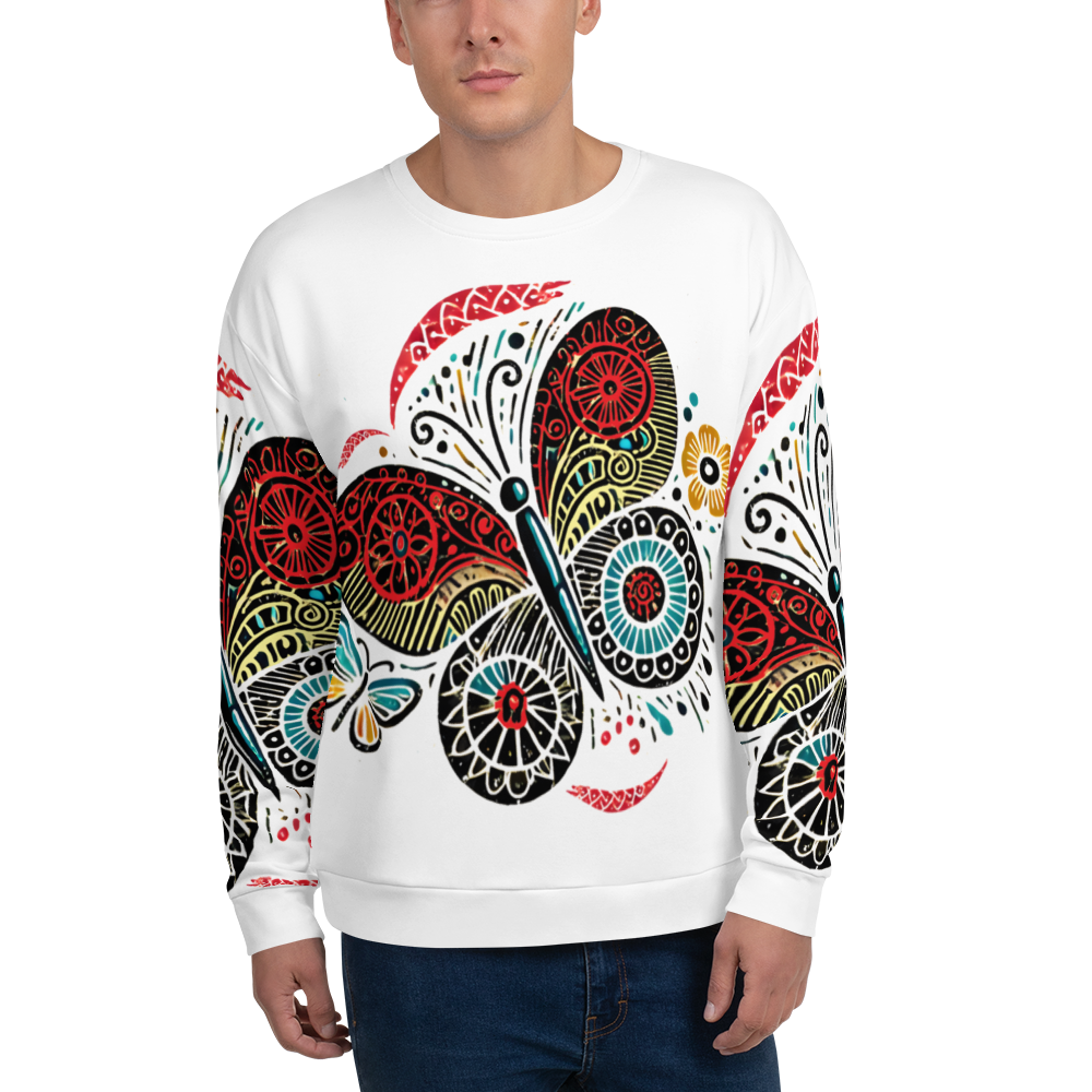 Unisex Sweatshirt_Butterfly