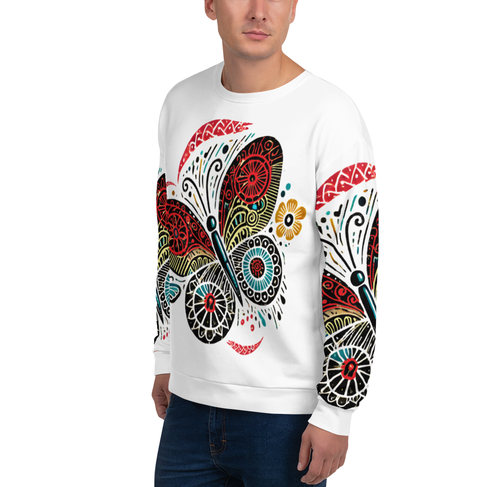 Unisex Sweatshirt_Butterfly