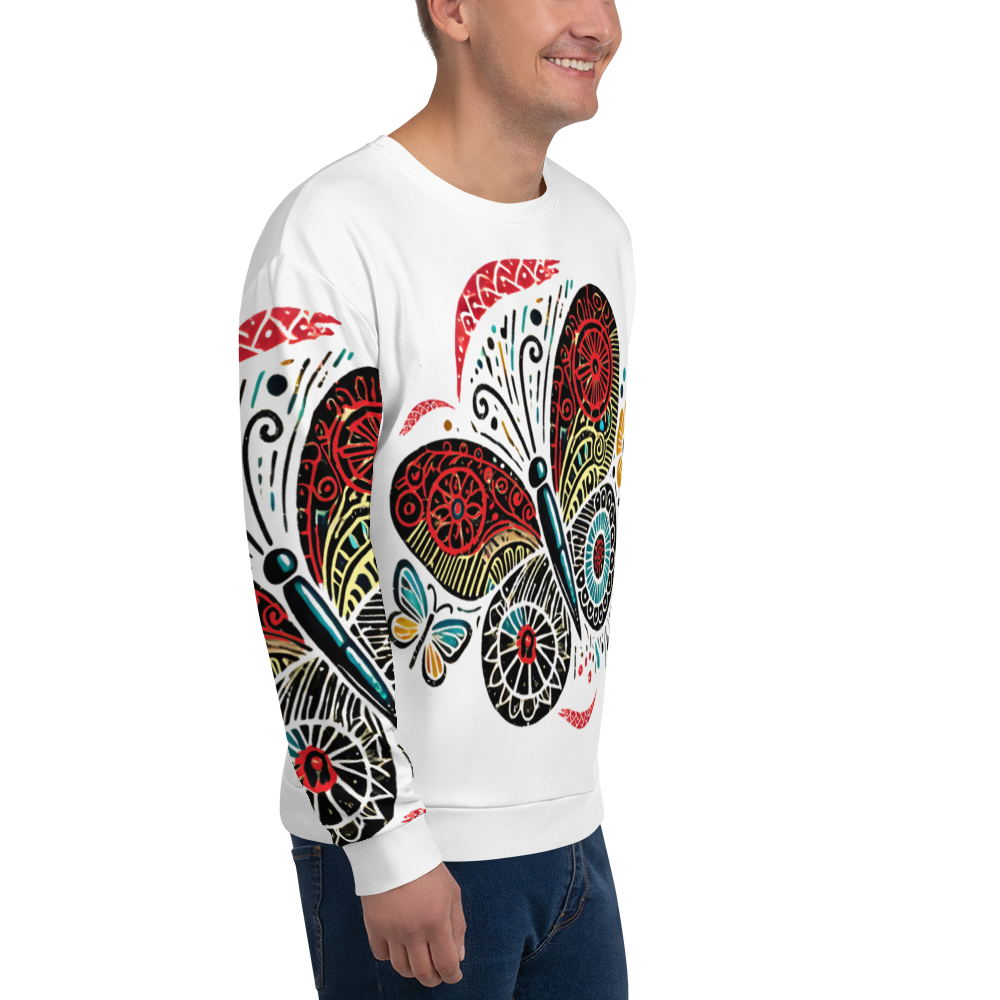 Unisex Sweatshirt_Butterfly