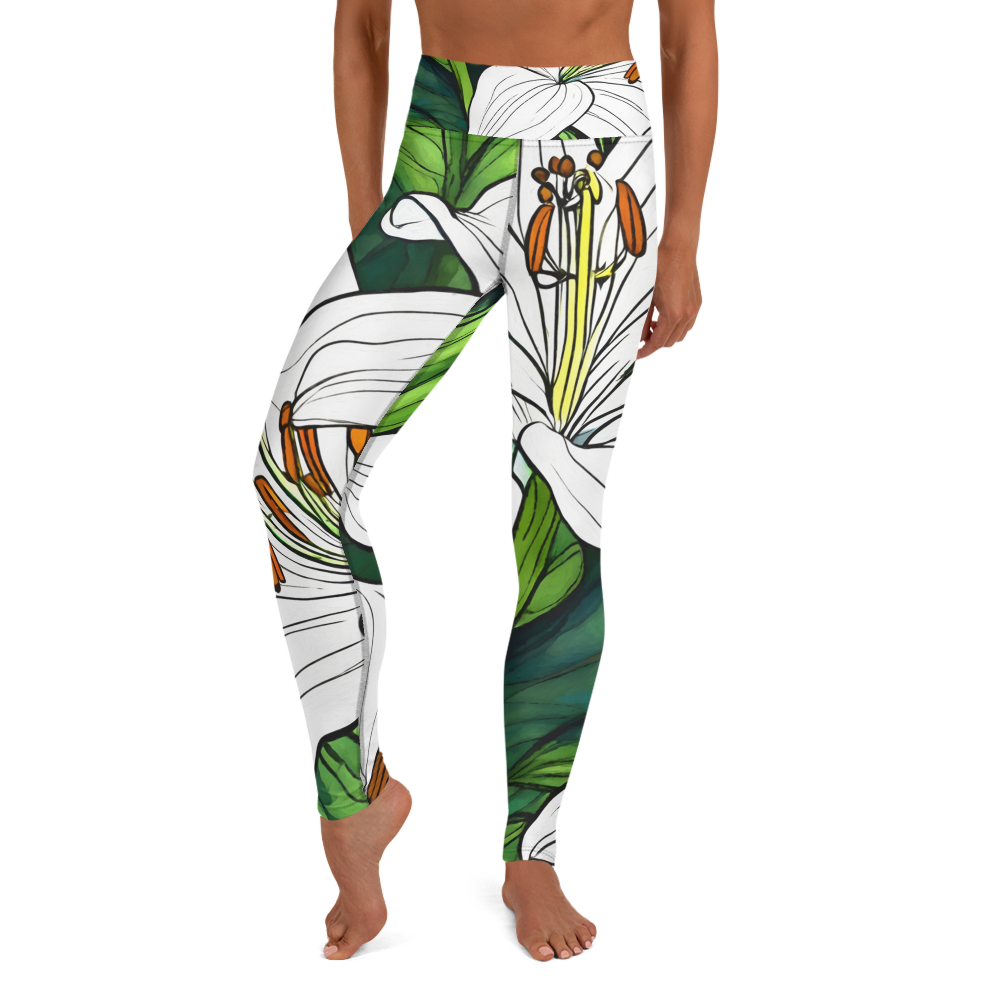 Yoga Leggings_White Lily