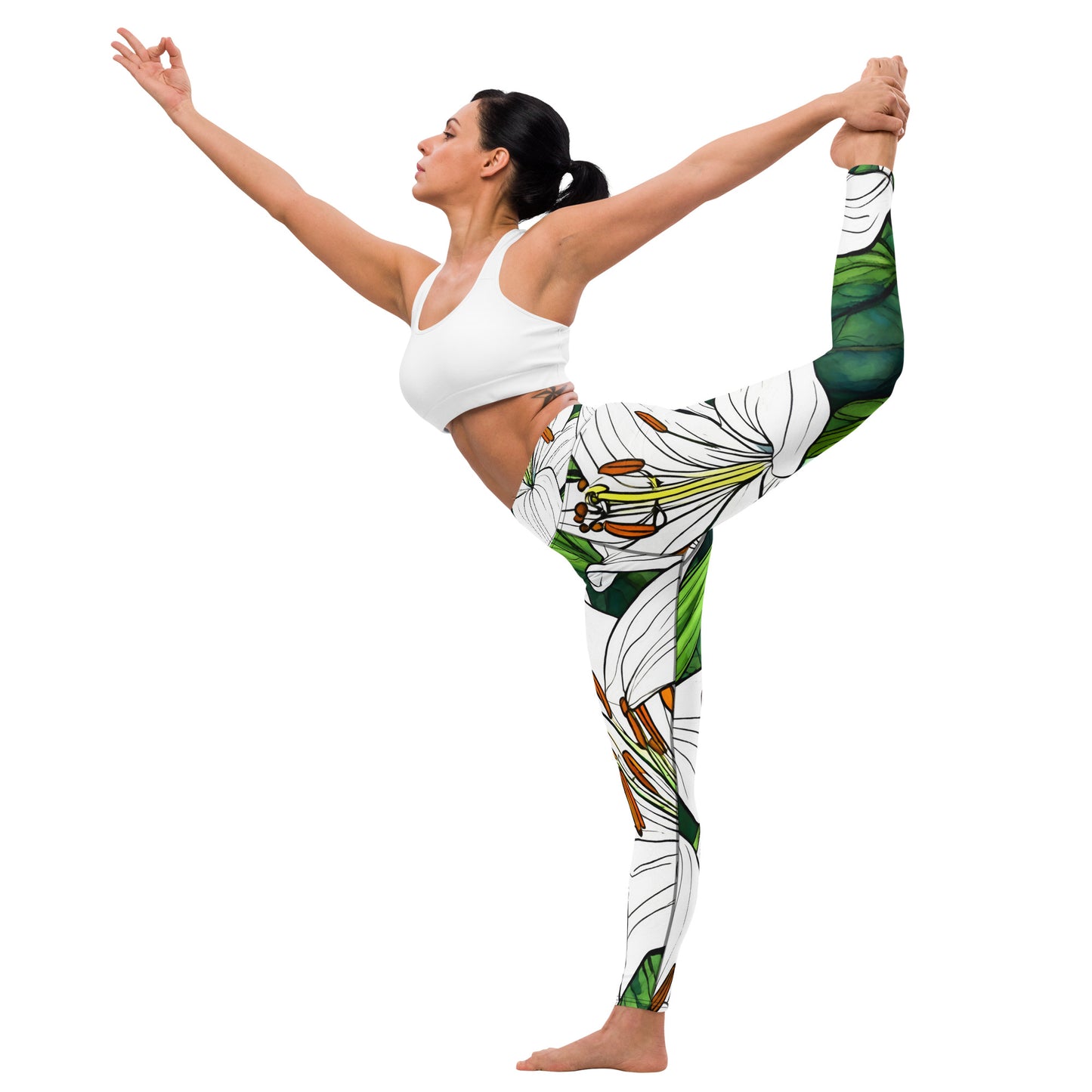 Yoga Leggings_White Lily