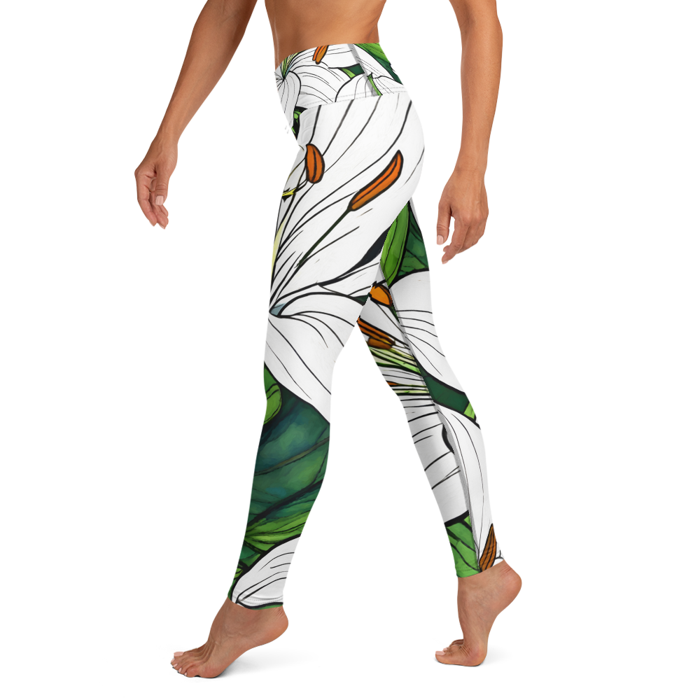 Yoga Leggings_White Lily