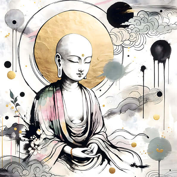 Female Buddhist Monk_Digital Download