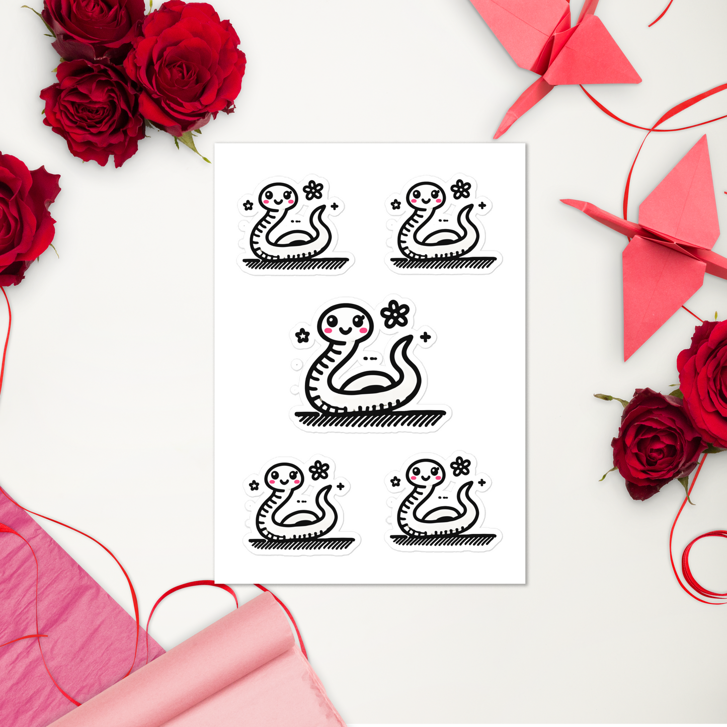 Sticker sheet_Cute snake