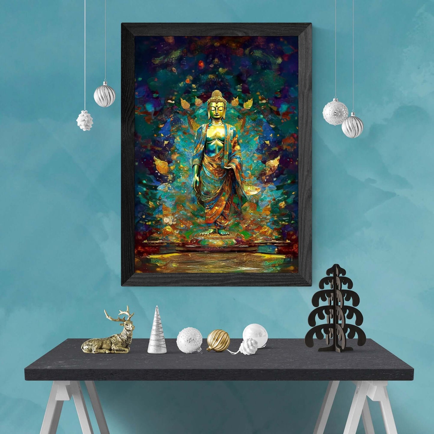 Buddha Walking the Path of Light_Digital Download