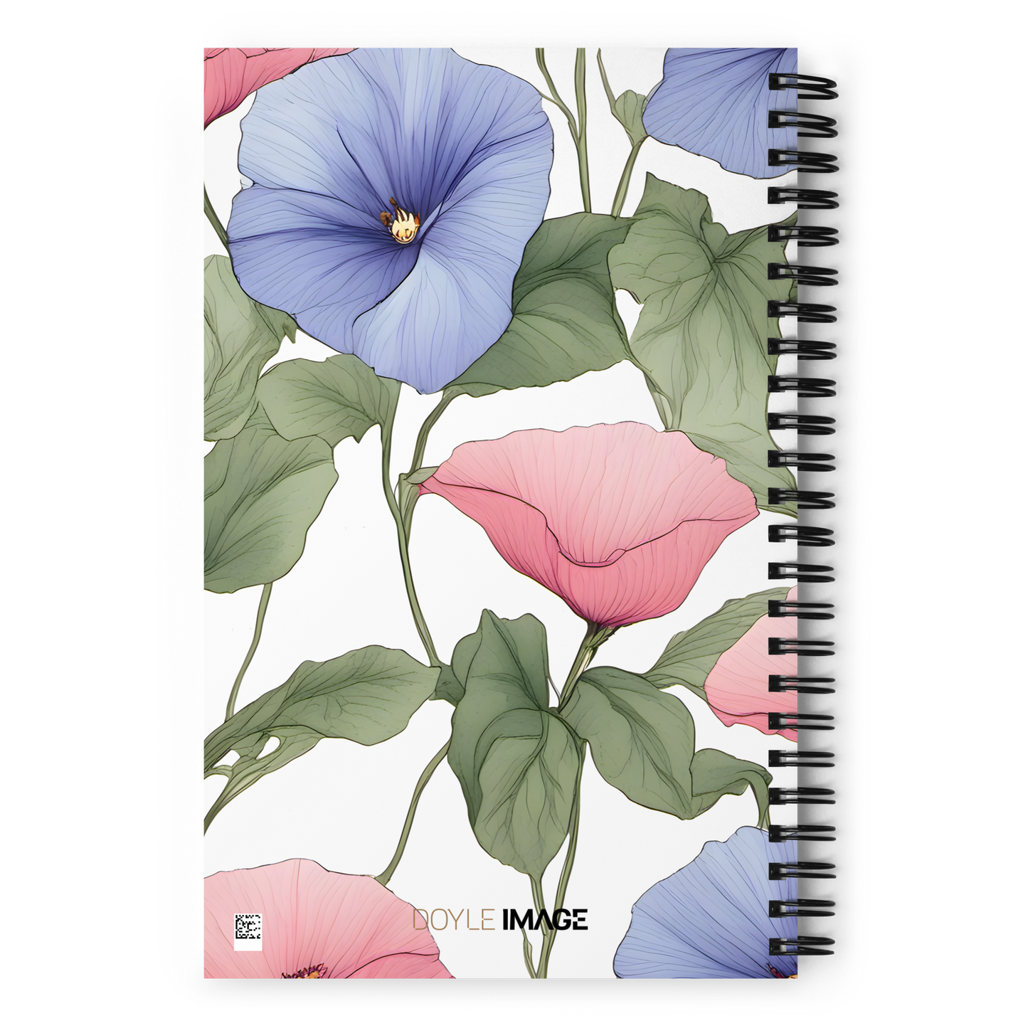 Spiral notebook_Morning glory