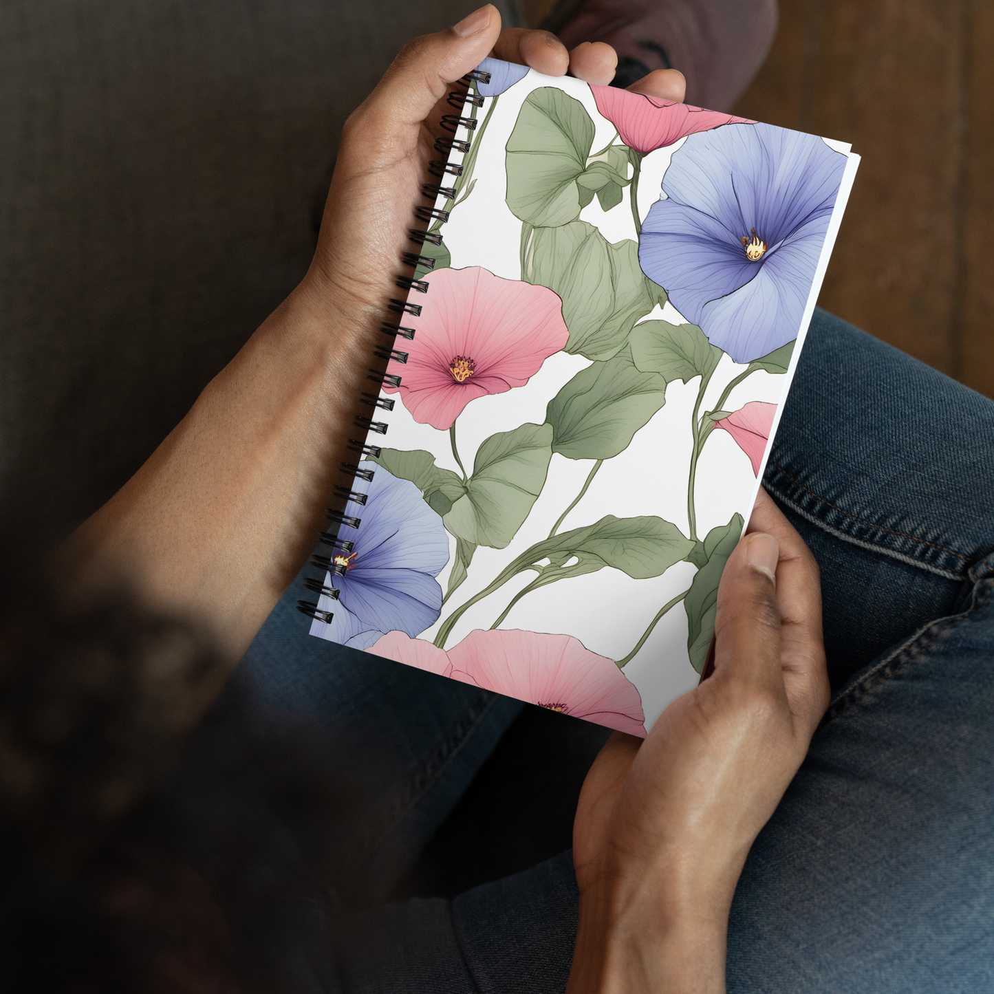 Spiral notebook_Morning glory