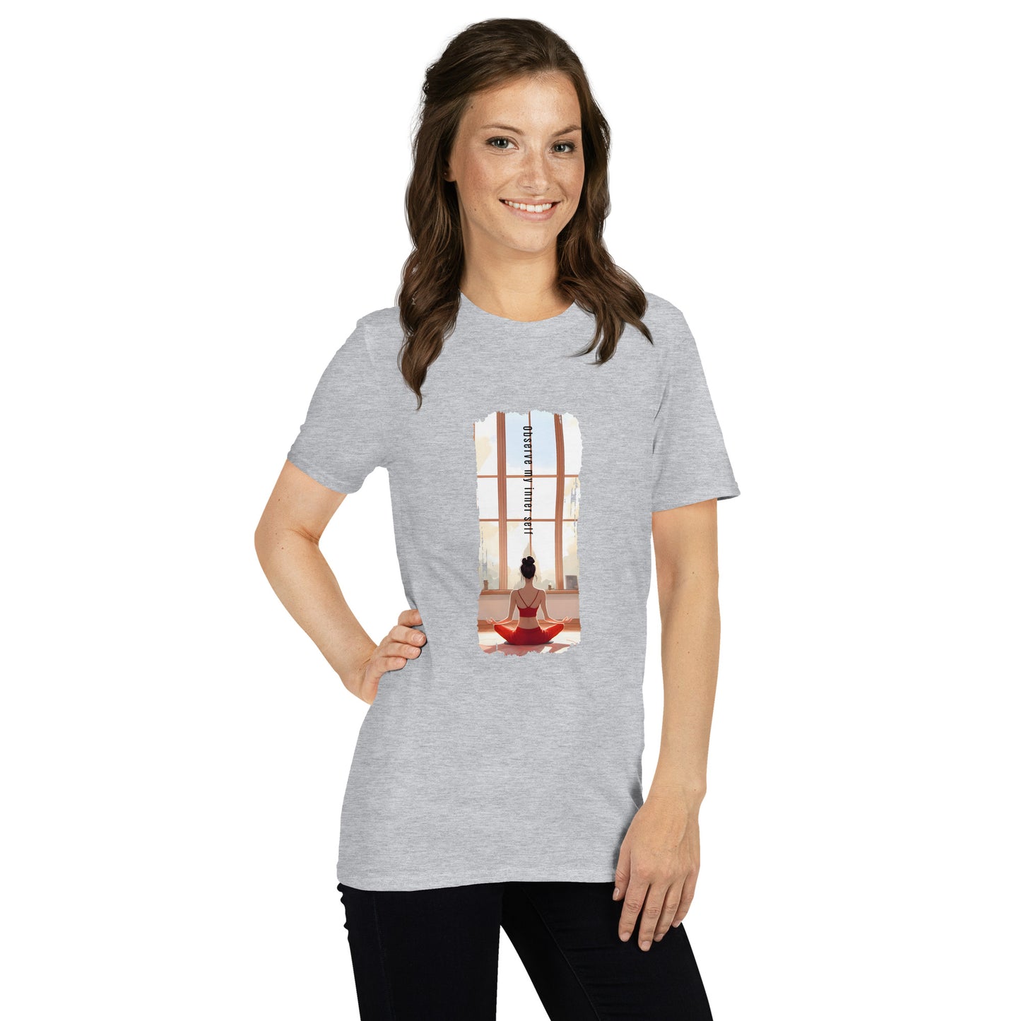 Short-Sleeve Unisex T-Shirt_Observe my inner self