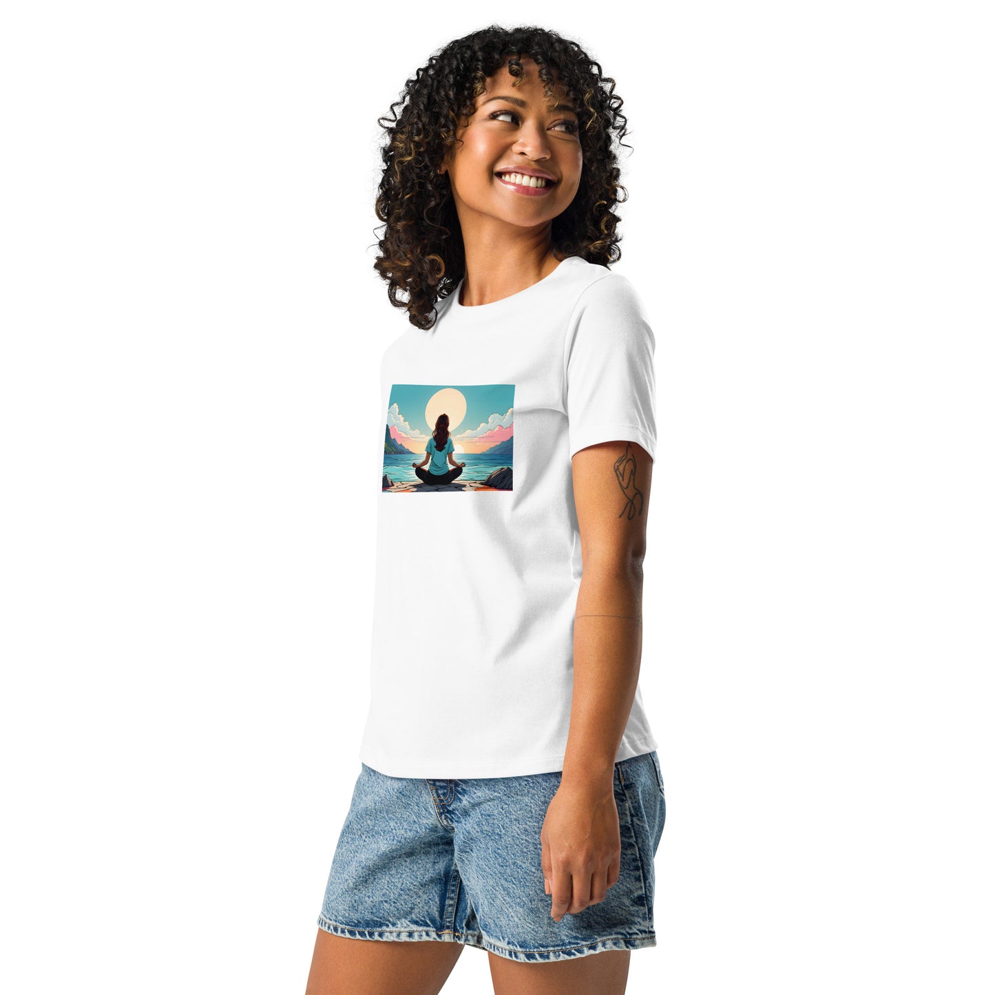 morning_meditation_Women's Relaxed T-Shirt