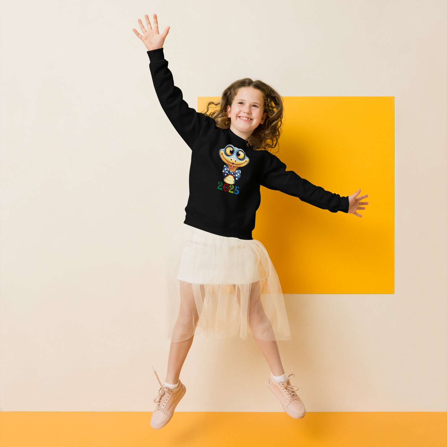 Youth crewneck sweatshirt_Happy New Year, Snake