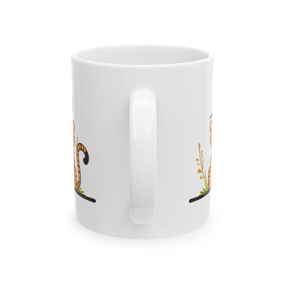 Ceramic Mug - Affection Magpie & Tiger Design