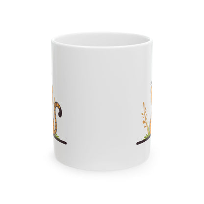 Ceramic Mug - Affection Magpie & Tiger Design