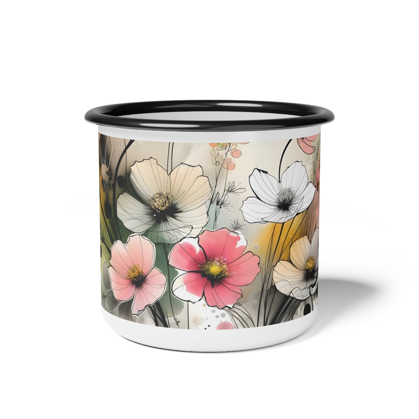 Enamel Camp Cup_Wild Flower