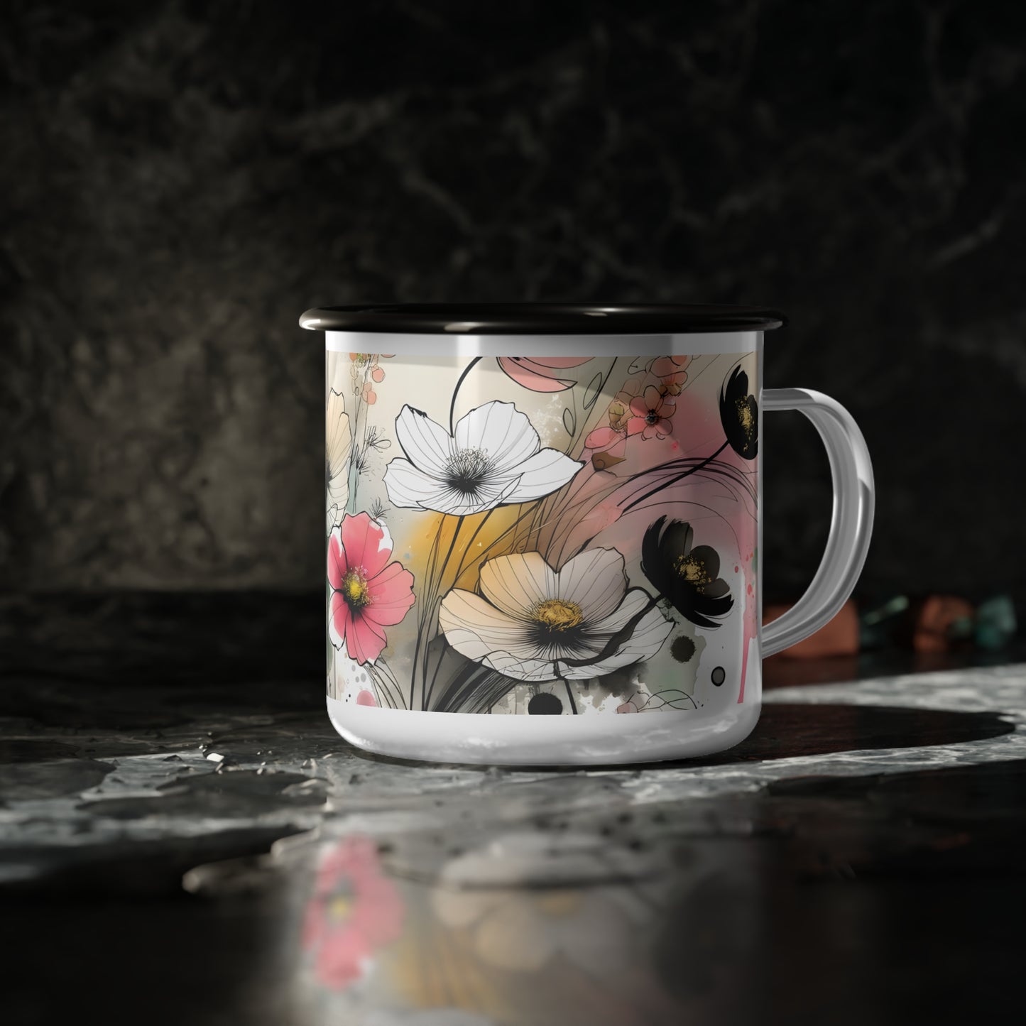 Enamel Camp Cup_Wild Flower