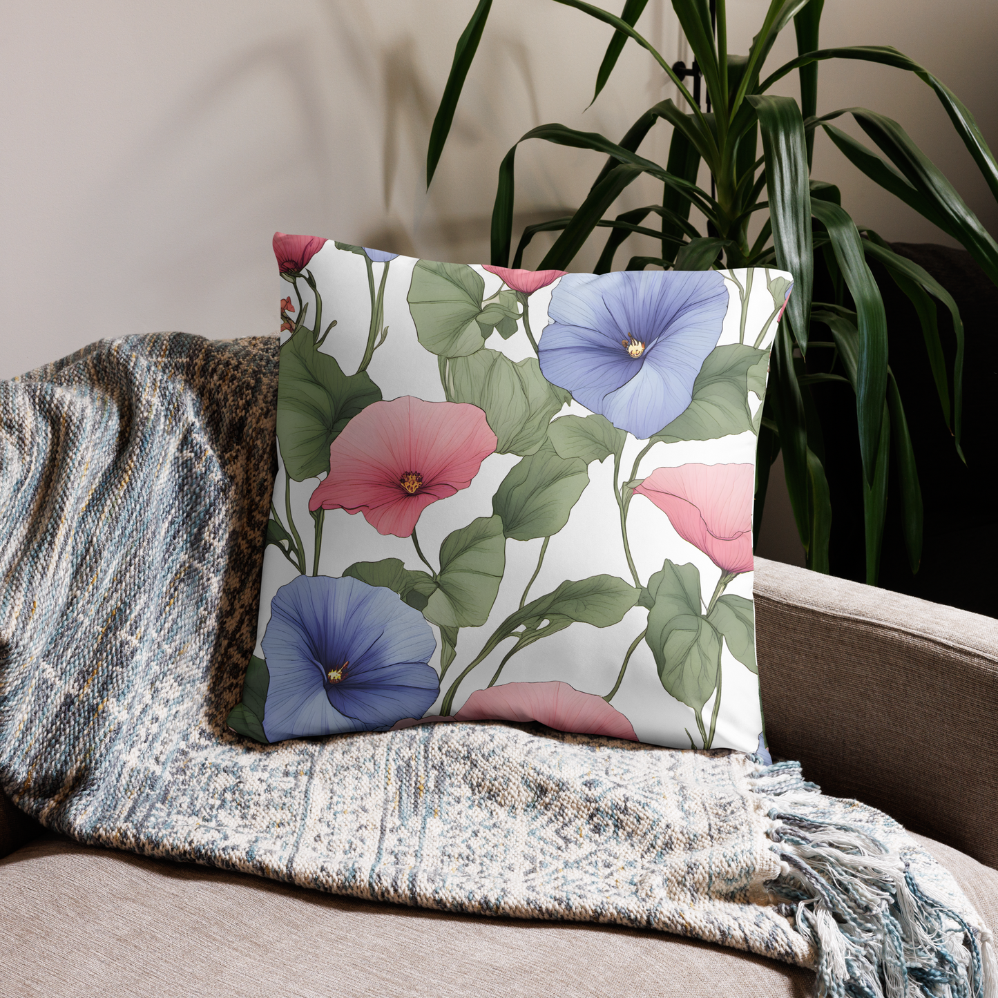 Basic Pillow_Morning glory