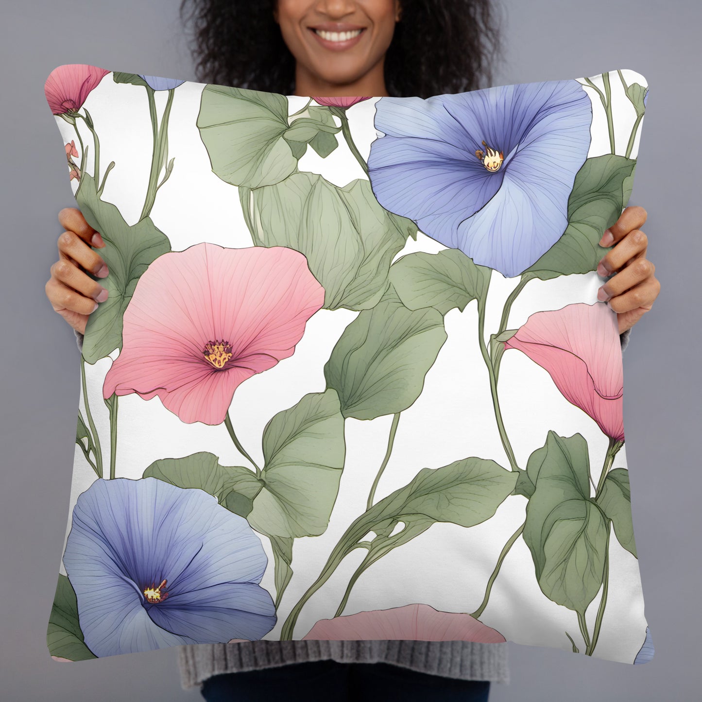 Basic Pillow_Morning glory