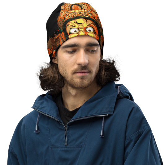 All-Over Print Beanie_‘Virūpākṣa’