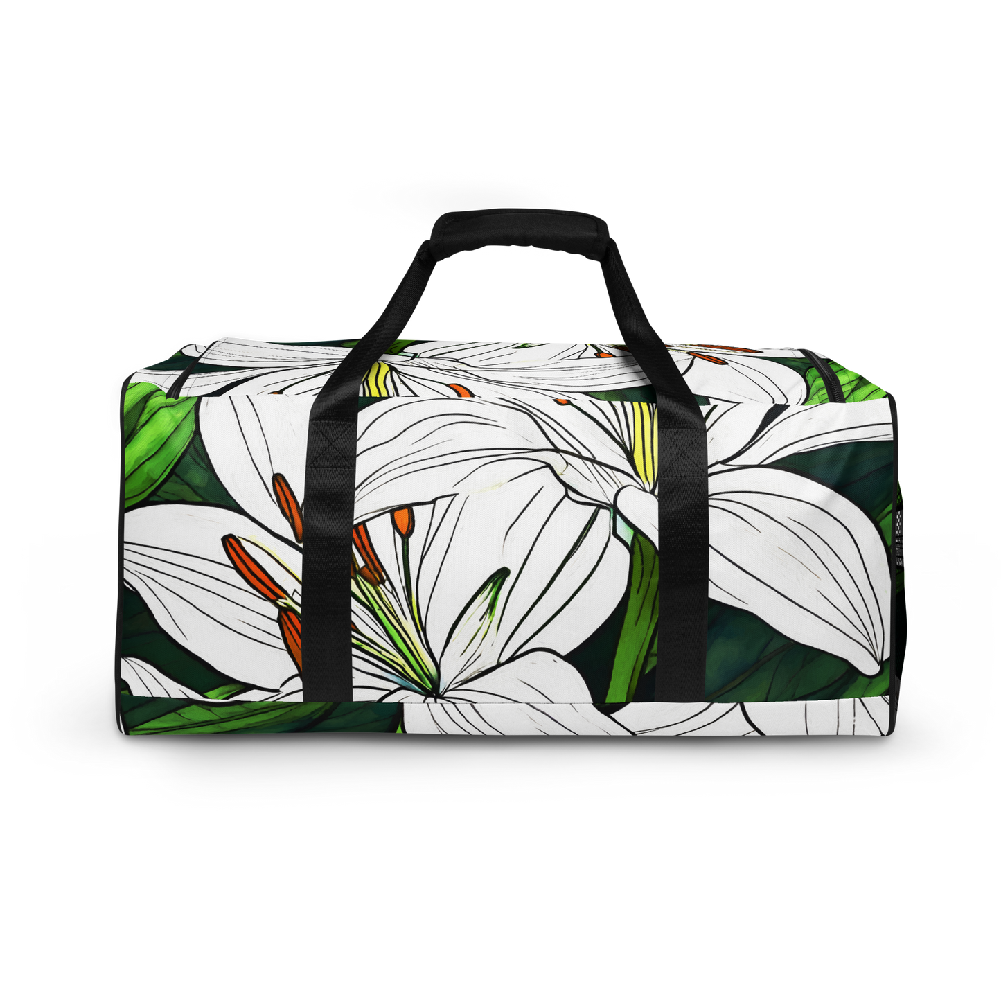 Duffle bag_white Lily