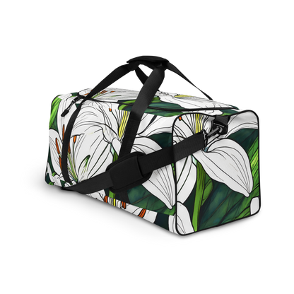 Duffle bag_white Lily