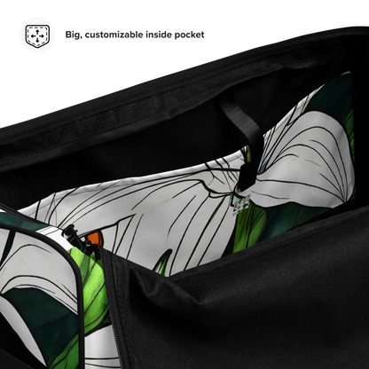 Duffle bag_white Lily