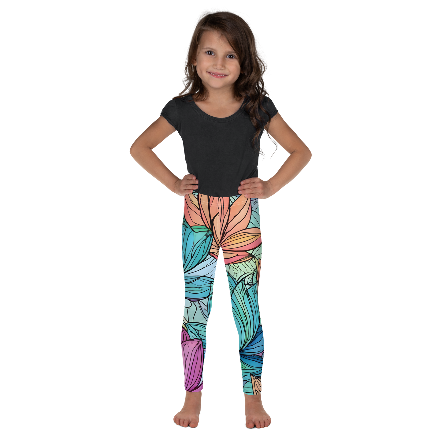 Kid's Leggings_Pure Lotus