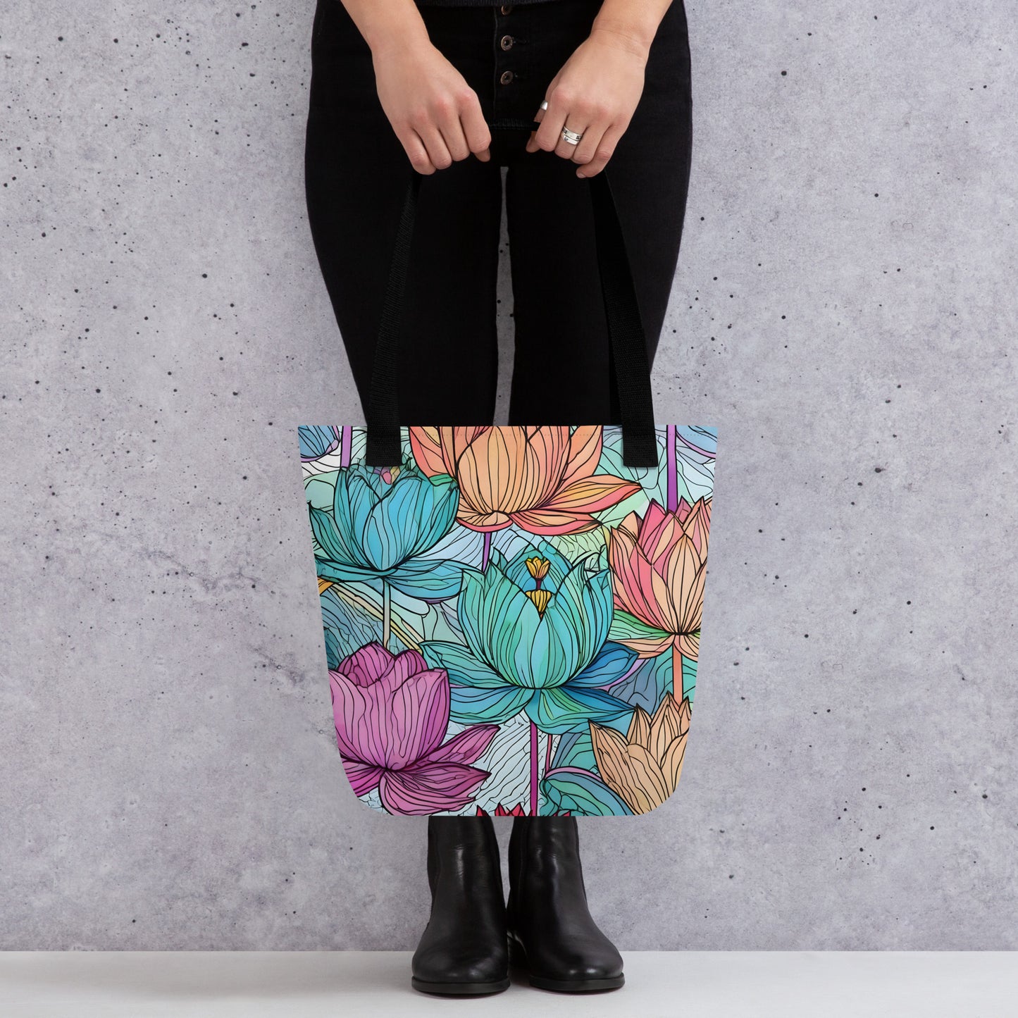 Tote bag-Lotus