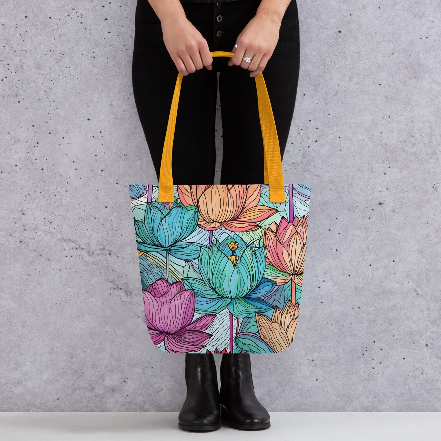 Tote bag-Lotus