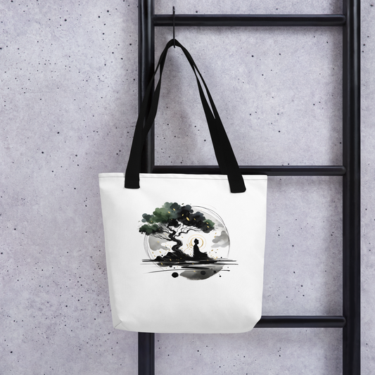 Siddhartha under the bodhi tree_Tote bag