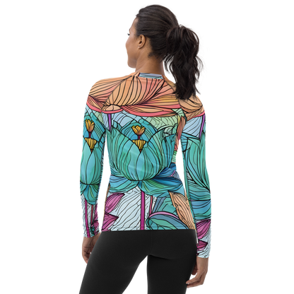 Women's Rash Guard_Lotus