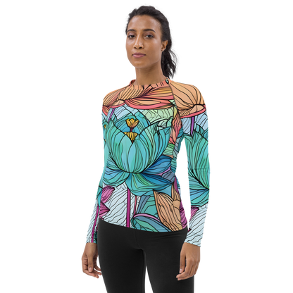 Women's Rash Guard_Lotus