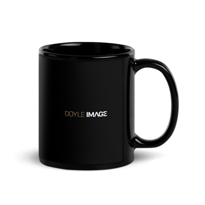 Black Glossy Mug_Cute Snake