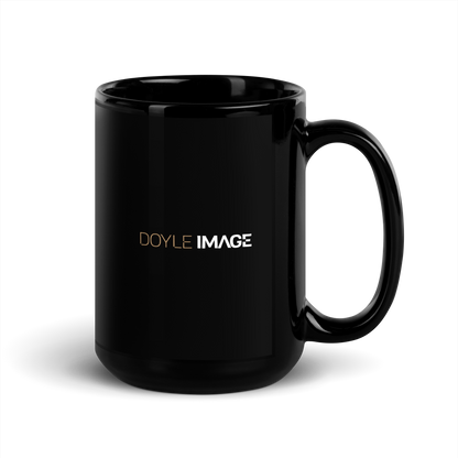 Black Glossy Mug_Cute Snake