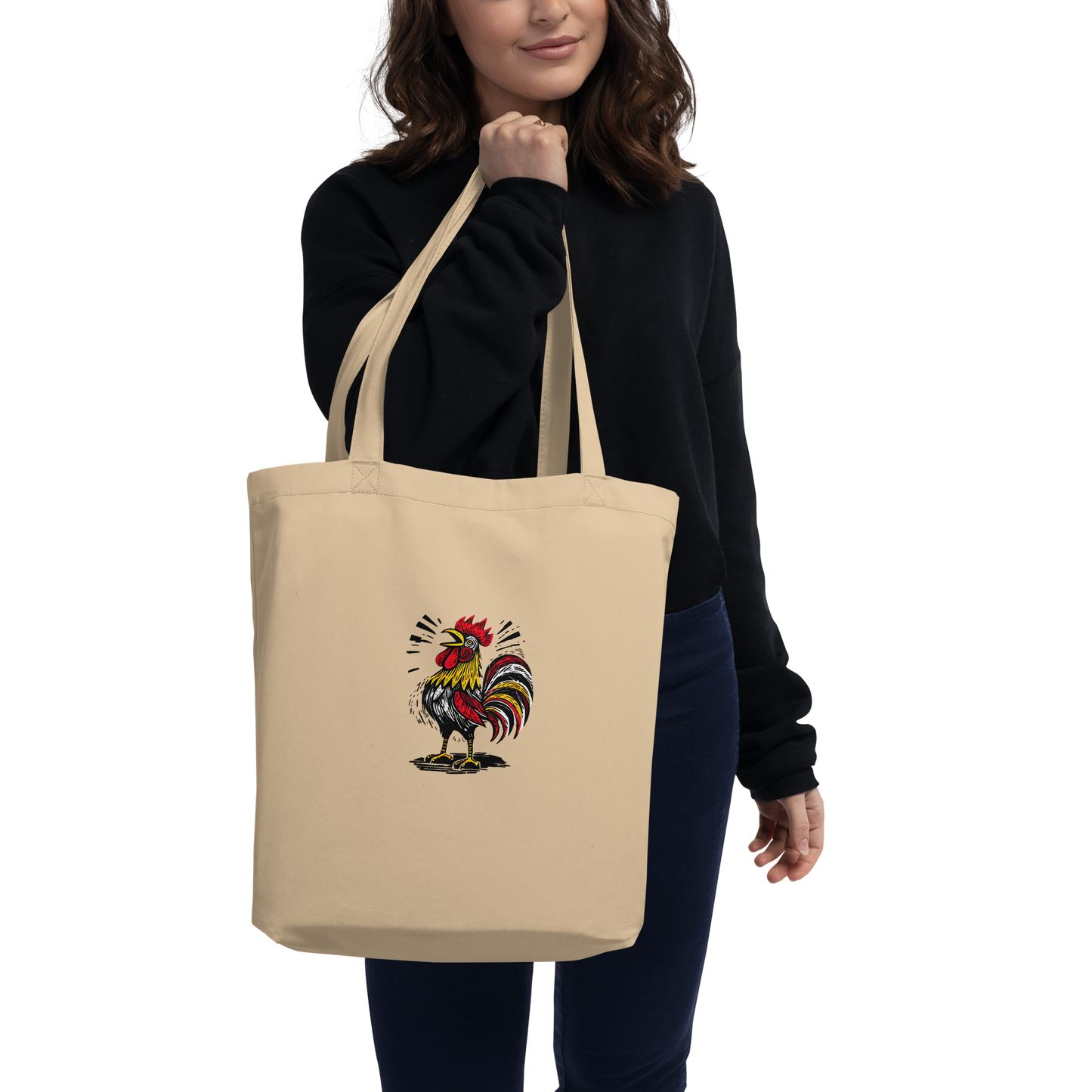 Eco Tote Bag_Confident Rooster