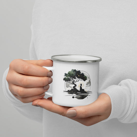 Siddhartha under the bodhi tree_Enamel Mug