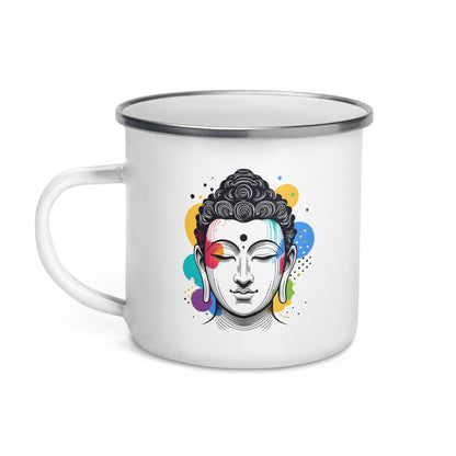 Siddhartha in meditation_Enamel Mug