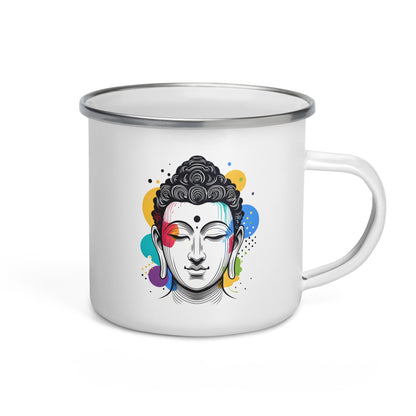 Siddhartha in meditation_Enamel Mug