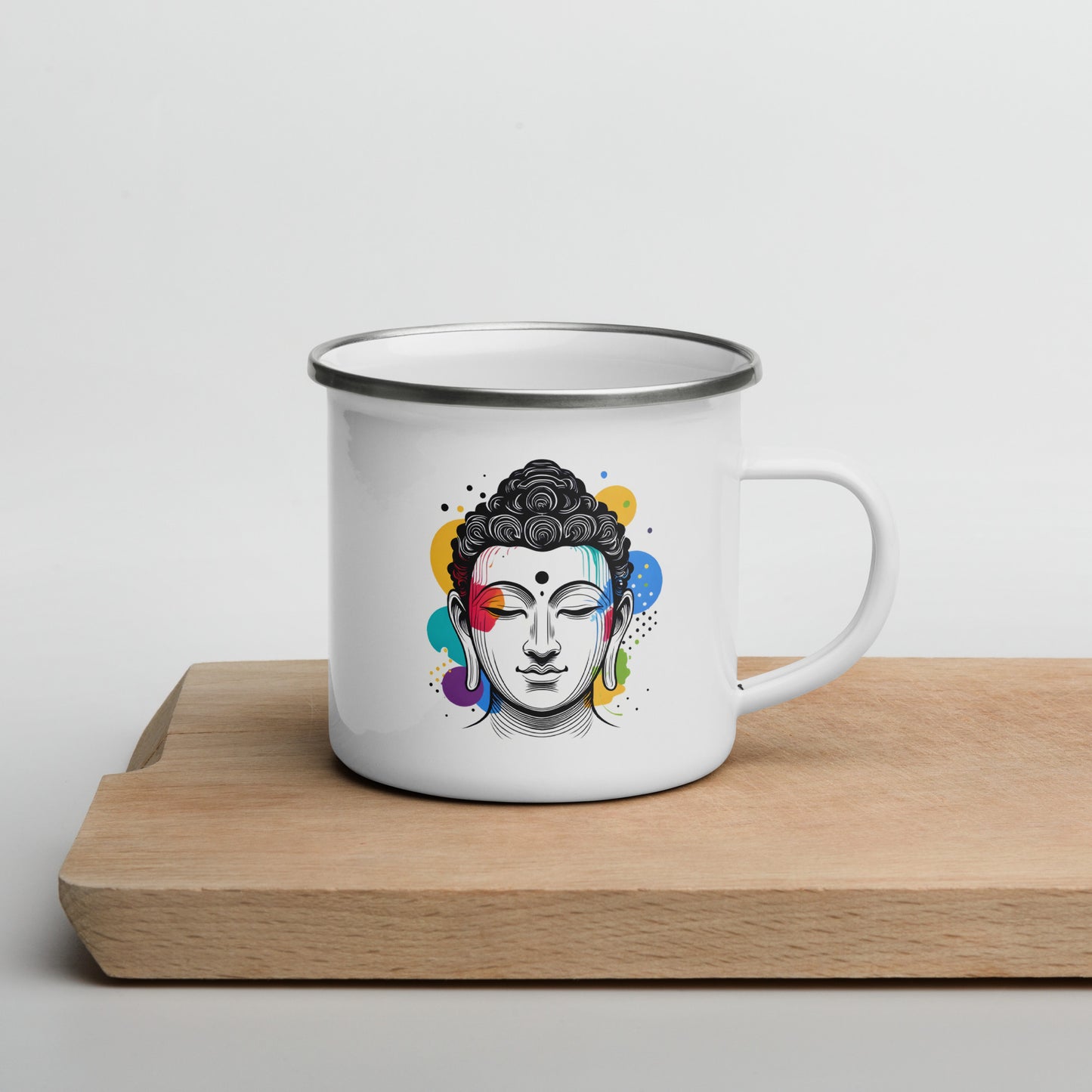 Siddhartha in meditation_Enamel Mug