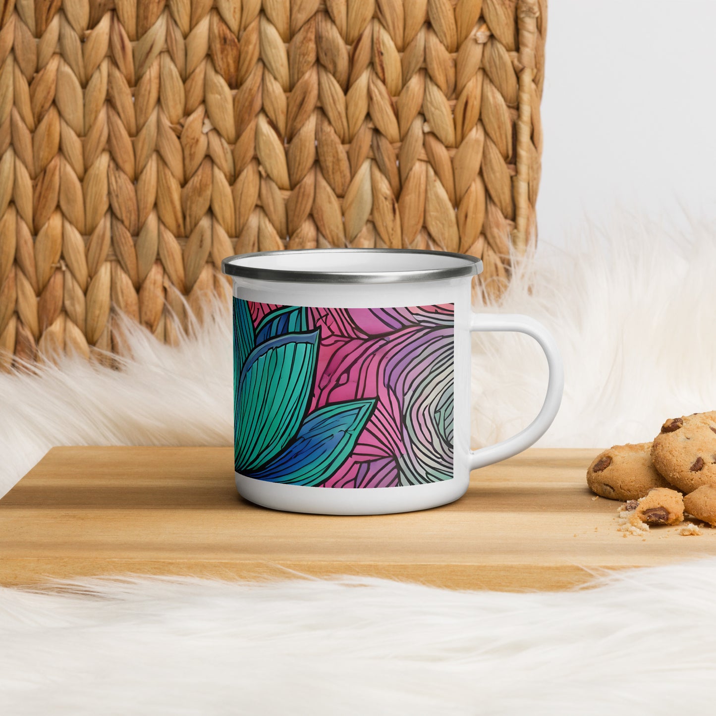 Enamel Mug_Lotus