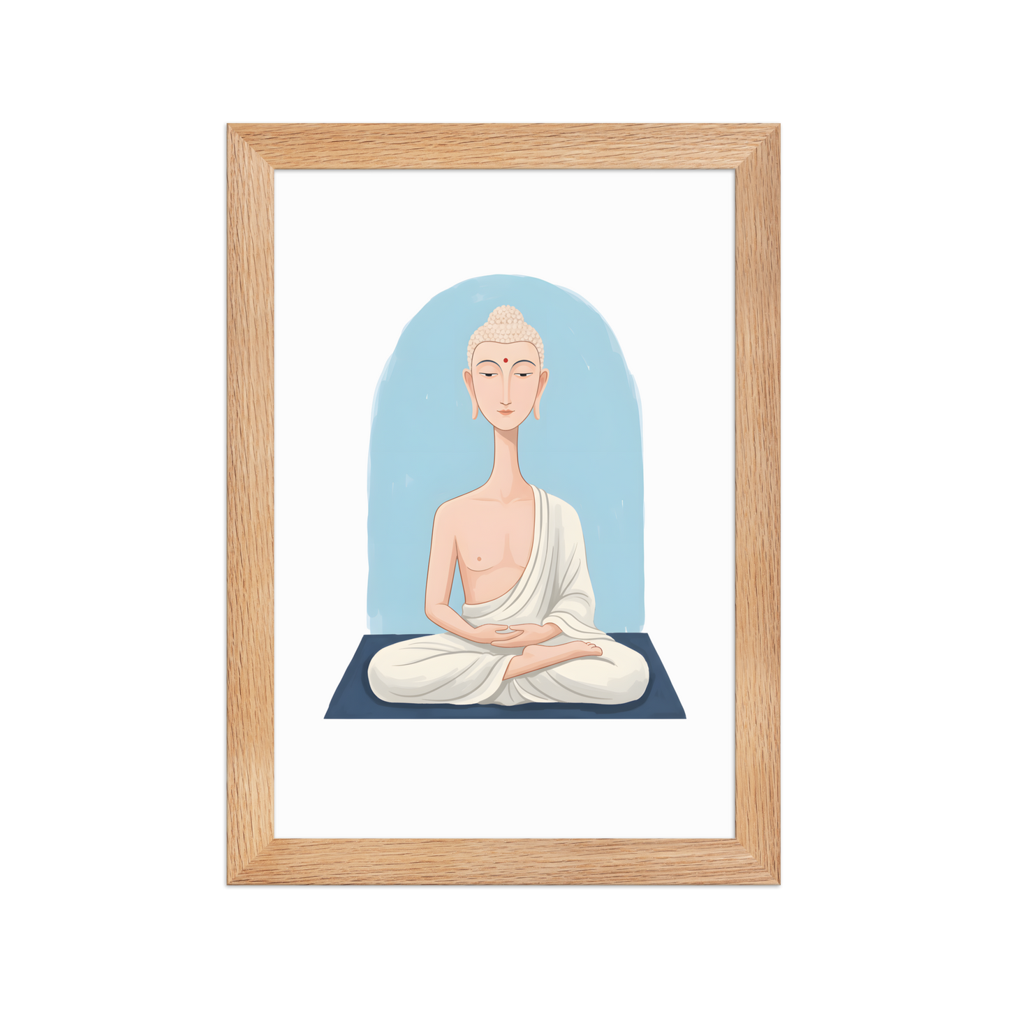 The Beautiful Buddha - Framed matte paper poster