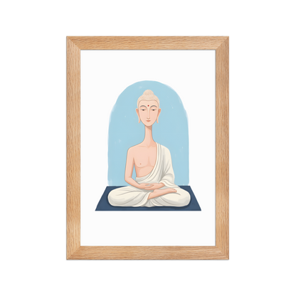 The Beautiful Buddha - Framed matte paper poster