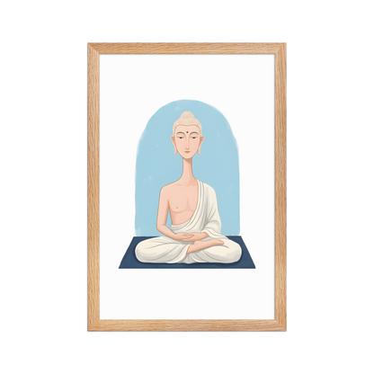 The Beautiful Buddha - Framed matte paper poster