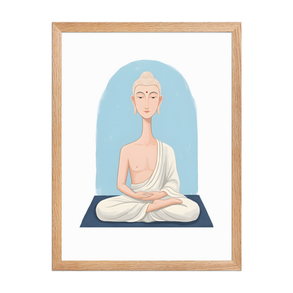The Beautiful Buddha - Framed matte paper poster