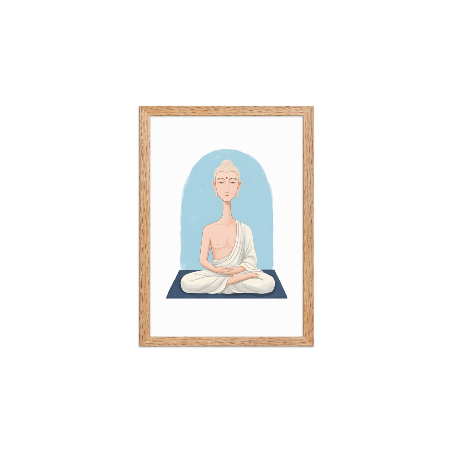 The Beautiful Buddha - Framed matte paper poster