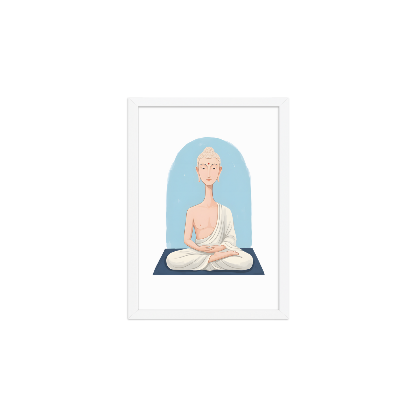 The Beautiful Buddha - Framed matte paper poster
